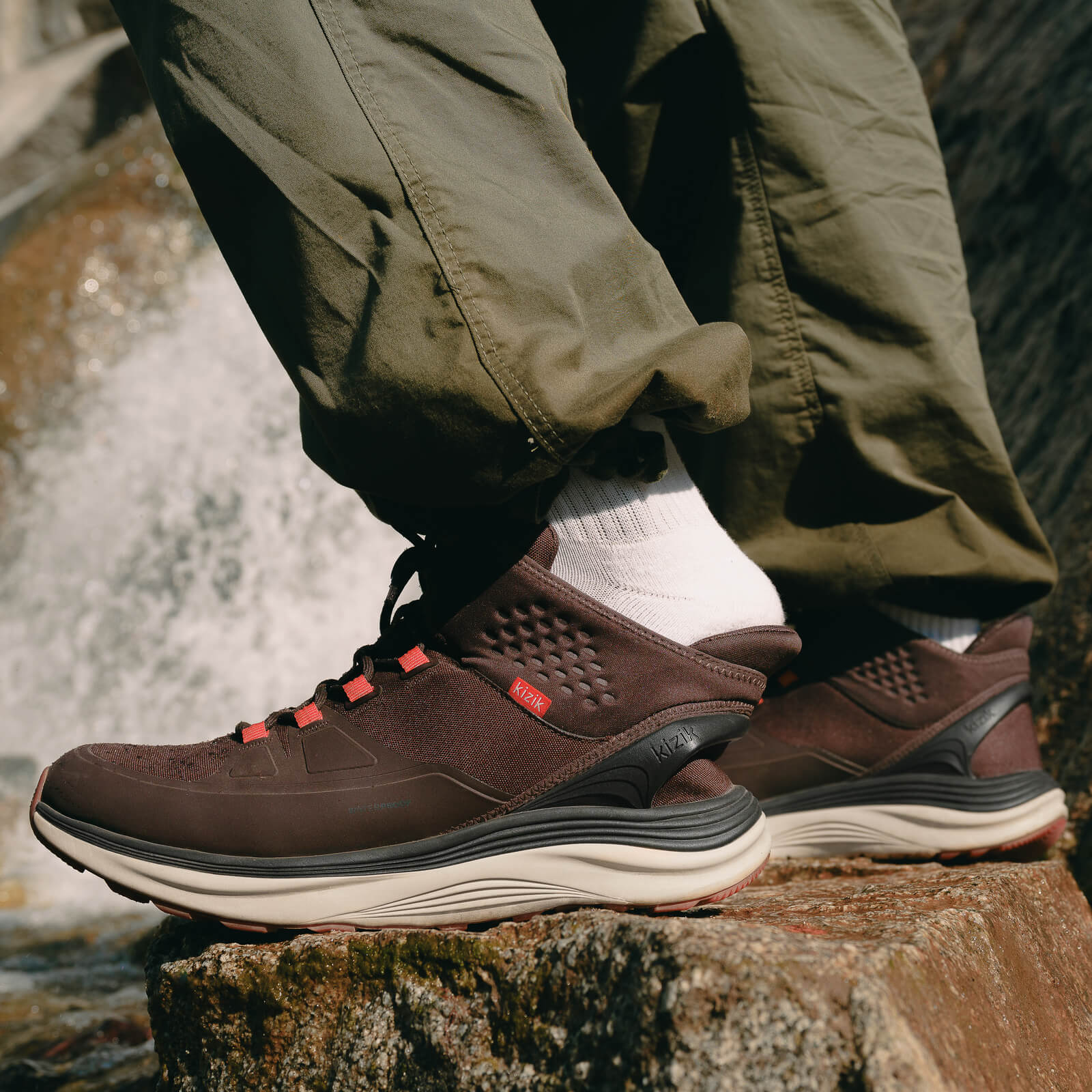 Men's London AT Mid Waterproof - Mole/Whitecap Gray - Image 11